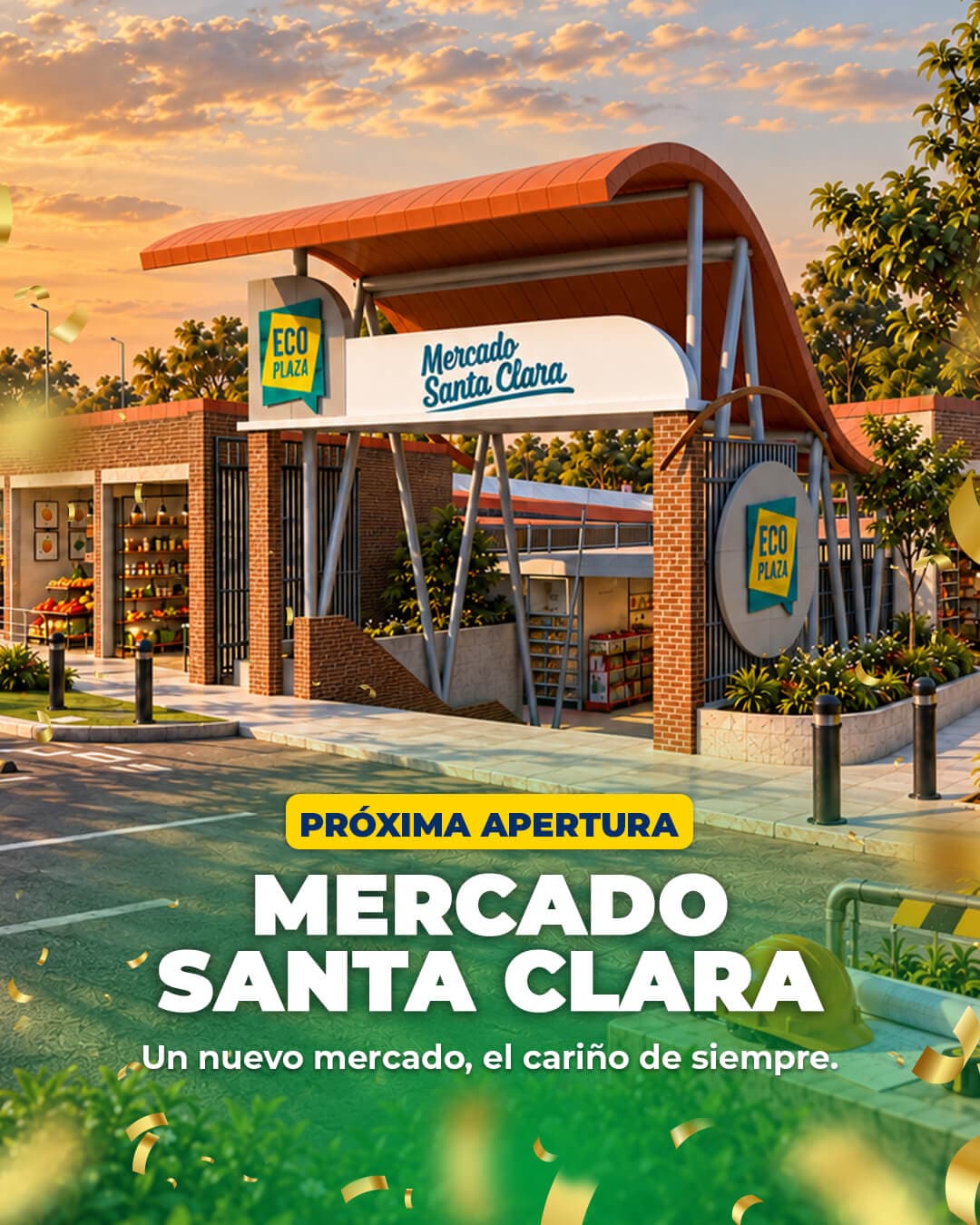 Próxima apertura: Mercado Santa Clara. Un nuevo mercado, el cariño de siempre.