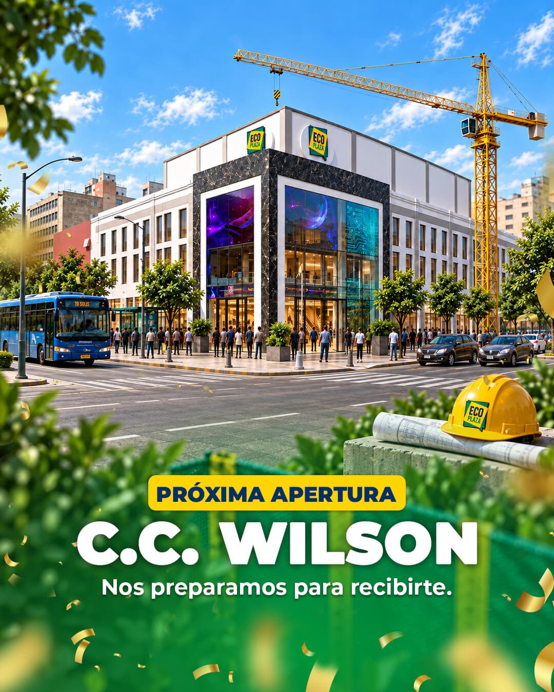 Próxima apertura: C.C. Wilson. Nos preparamos para recibirte.