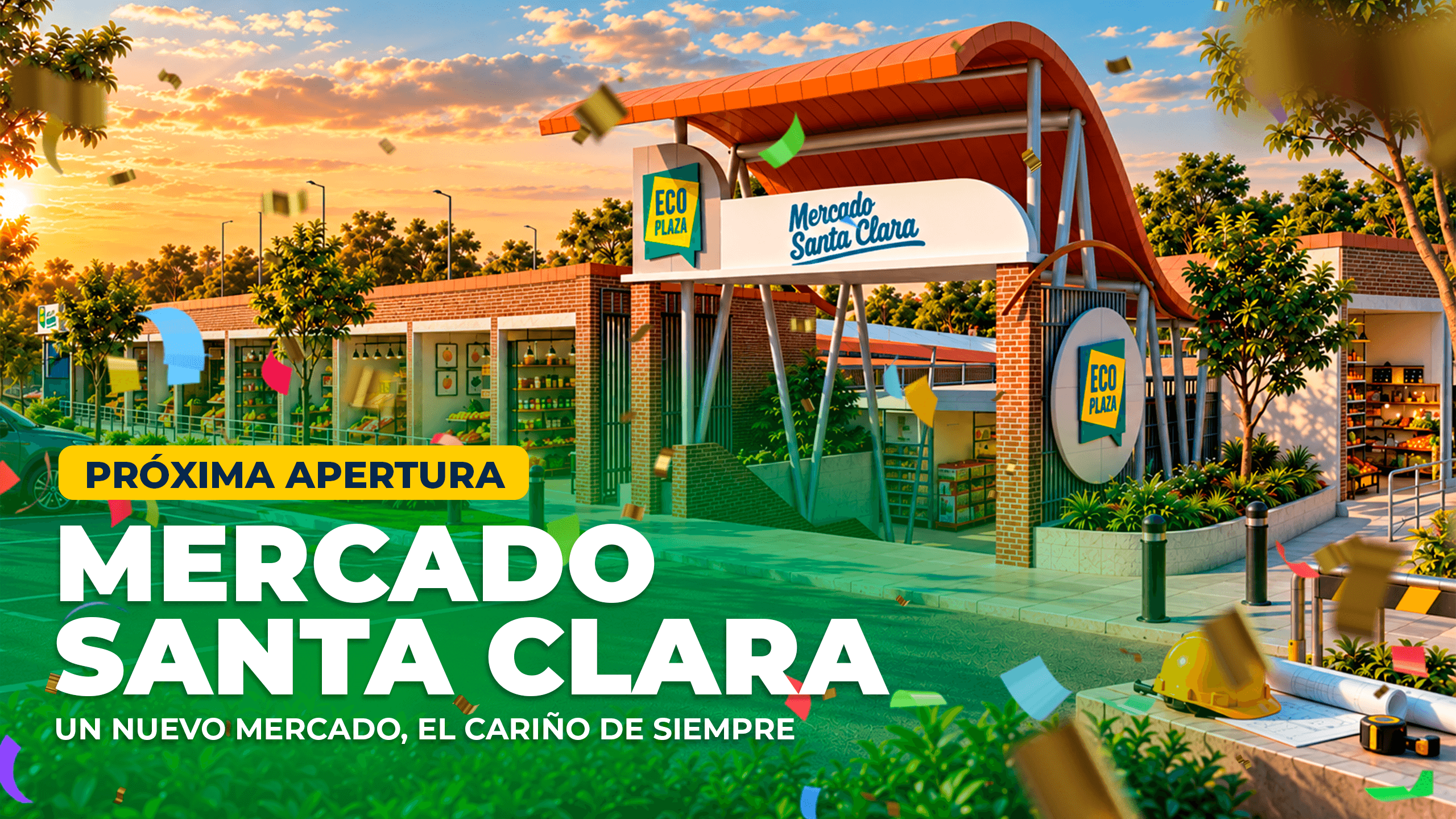 Próxima apertura: Mercado Santa Clara. Un nuevo mercado, el cariño de siempre.