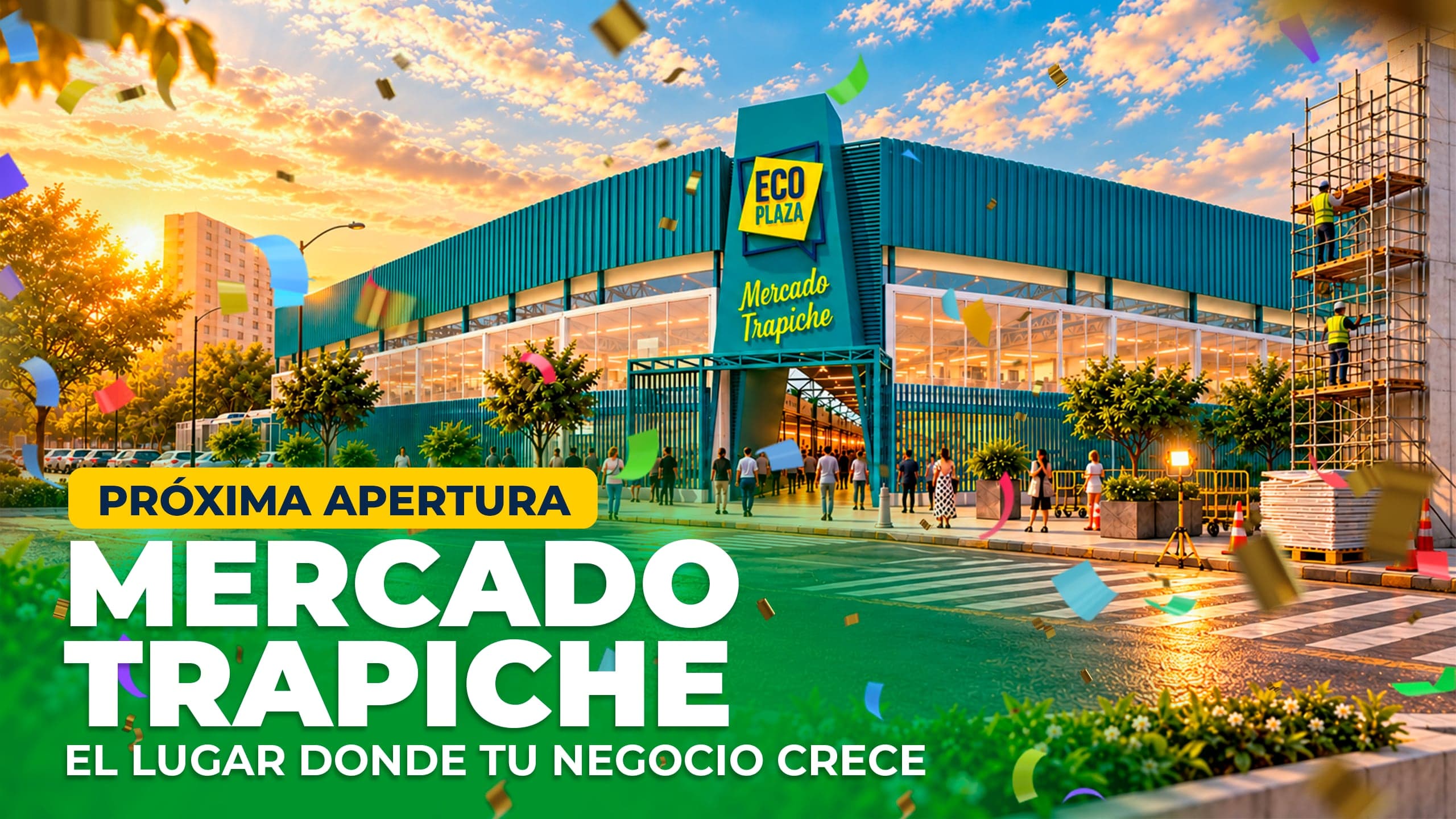 Próxima apertura: Mercado Trapiche. El lugar donde tu negocio crece.